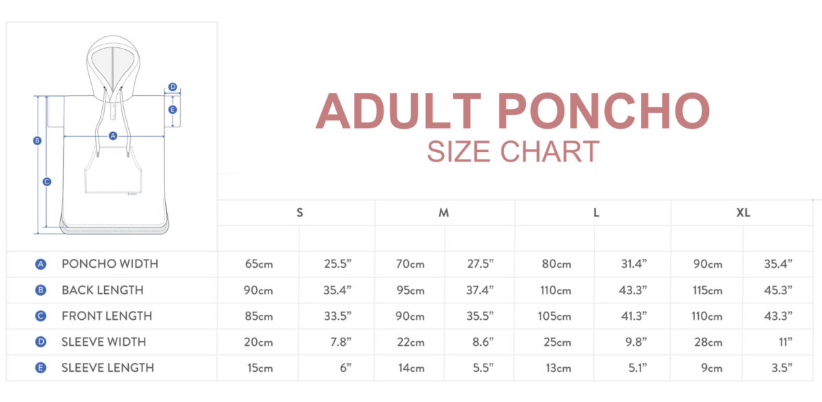 adult-cape-cod-poncho-size-chart
